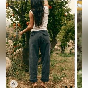 imogene + willie blake military trouser in black